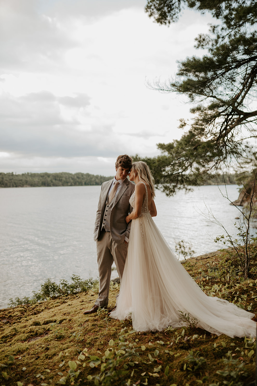 Lake of the woods wedding, Kenora, Ontario